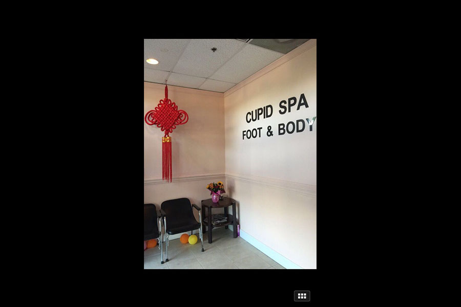 Cupid Spa reception area Charlotte NC